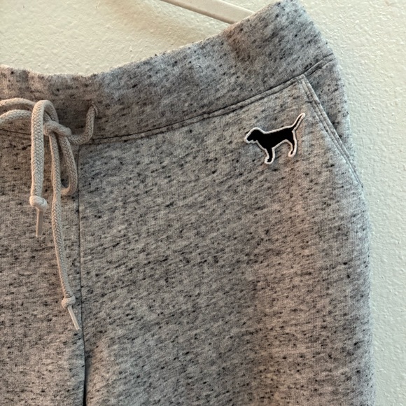 PINK Victoria's Secret Other - PINK Victoria's Secret Heathered Gray Joggers Large